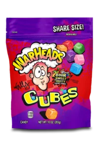 WARHEADS Cubes 10oz. Stand Up Bag