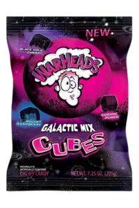 WARHEADS Galactic Cubes DRC 7.25 oz. Peg Bag