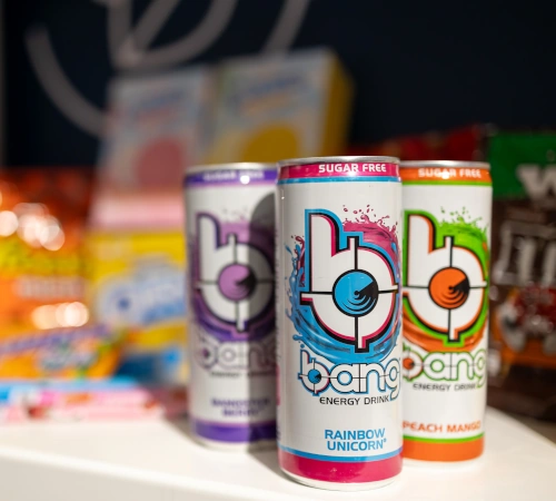Bang energy on shelf