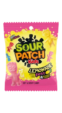 Sour patch 3.58 oz Peg kids lemonade