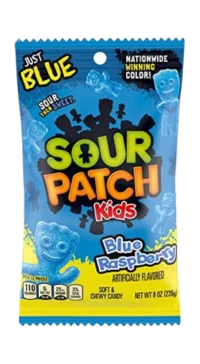 Sour patch kids blue raspberry 8oz