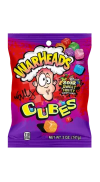 WARHEADS Cubes 5 oz. Peg Bag