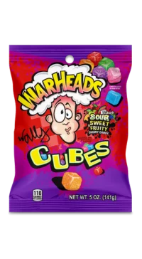 WARHEADS Cubes 8 oz. Peg Bag