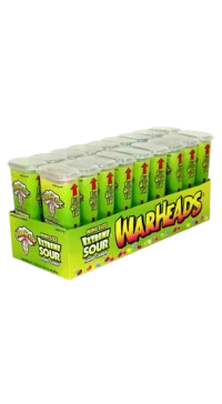 WARHEADS Extreme Sour Hard Candy Minis 1.75 oz. Container Display